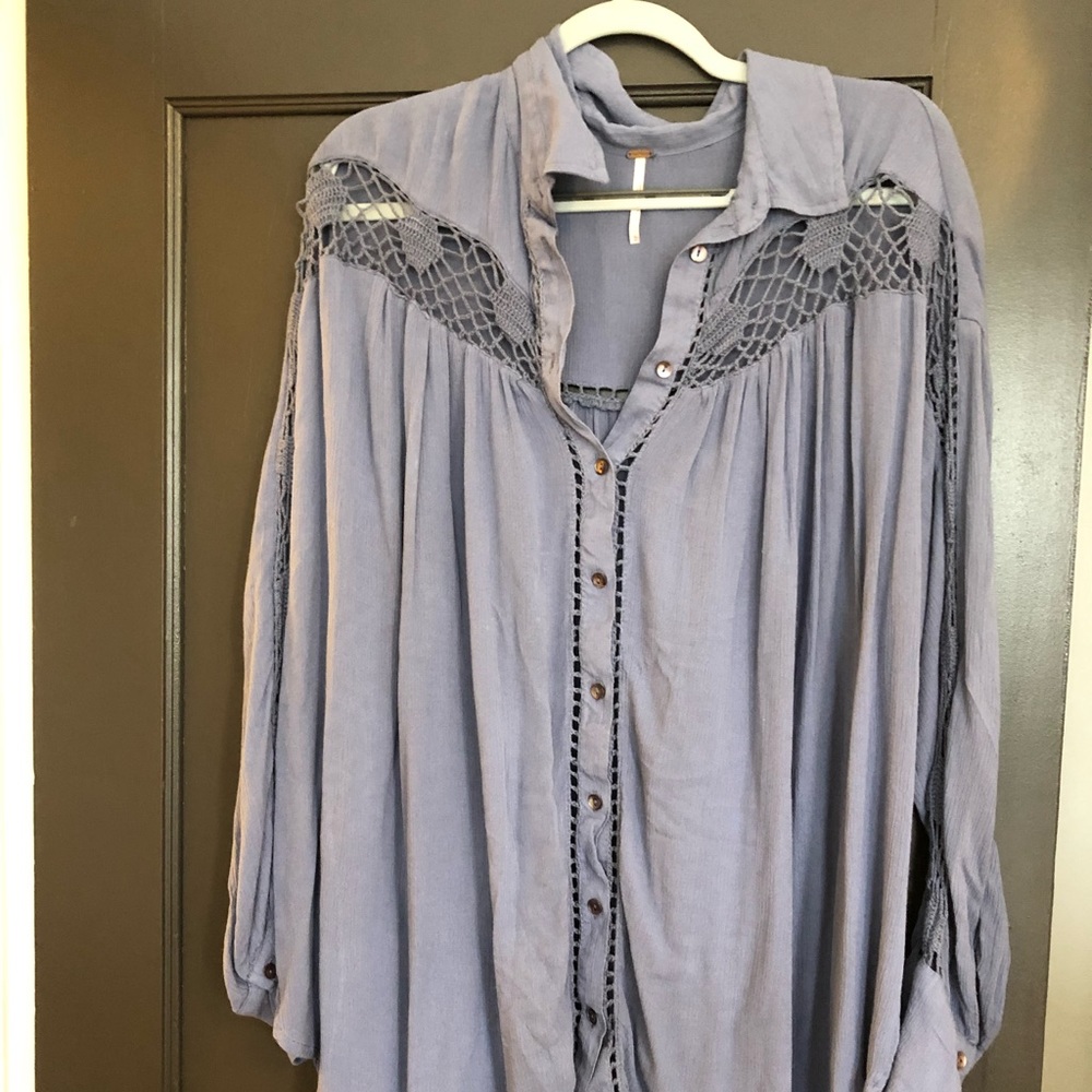 Free People Lavender Blouse